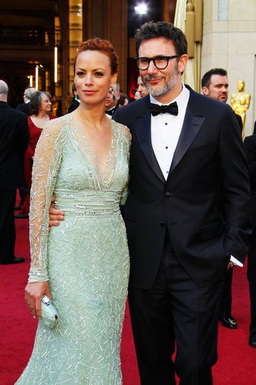 Đạo diễn Michel Hazanavicius, người được đề cử cho giải Oscar và vợ, diễn viên Berenice Bejo